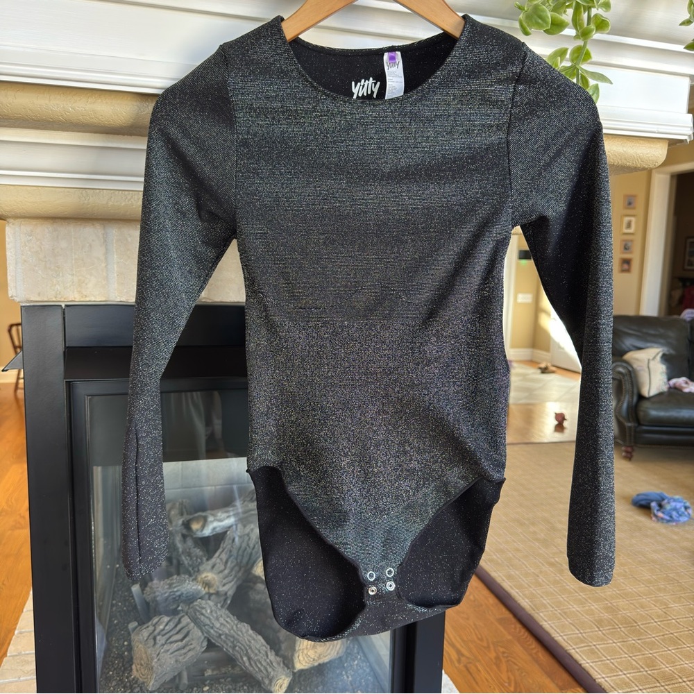 Yitty Naked Luxe Shapewear Black Sparkle Bodysuit Size XL/XXL - Picture 4 of 4